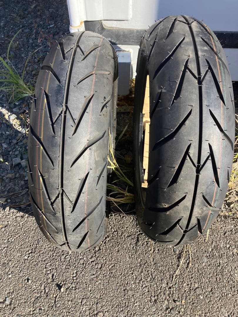 新品 GROM対応 ミニバイク用オンロードタイヤ 前後2本セット 12インチ