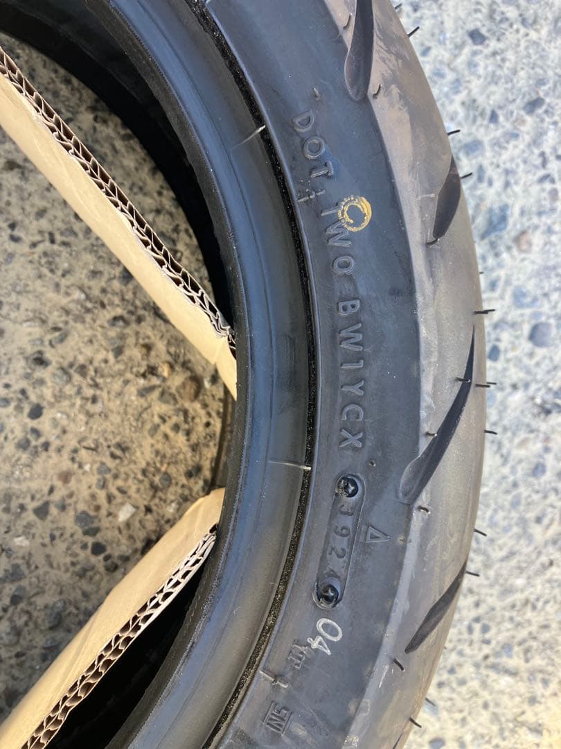 新品 GROM対応 ミニバイク用オンロードタイヤ 前後2本セット 12インチ