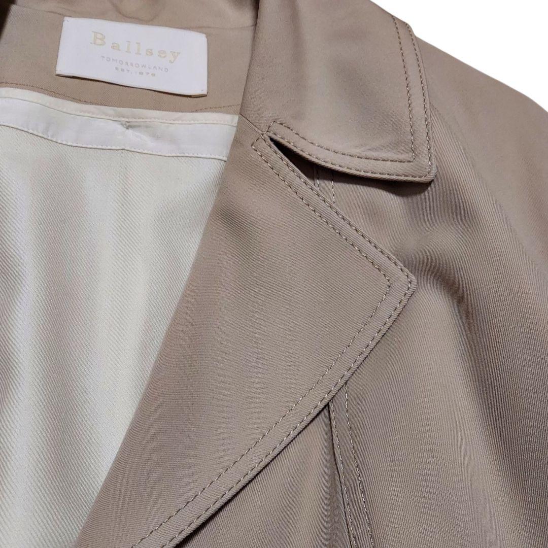 【BALLSEY】ウールギャバジン ガウンコート