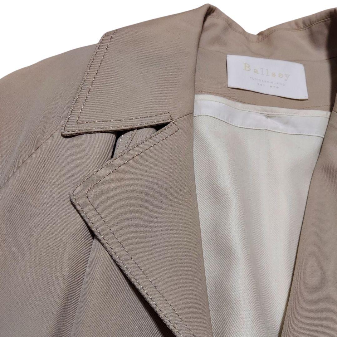 【BALLSEY】ウールギャバジン ガウンコート