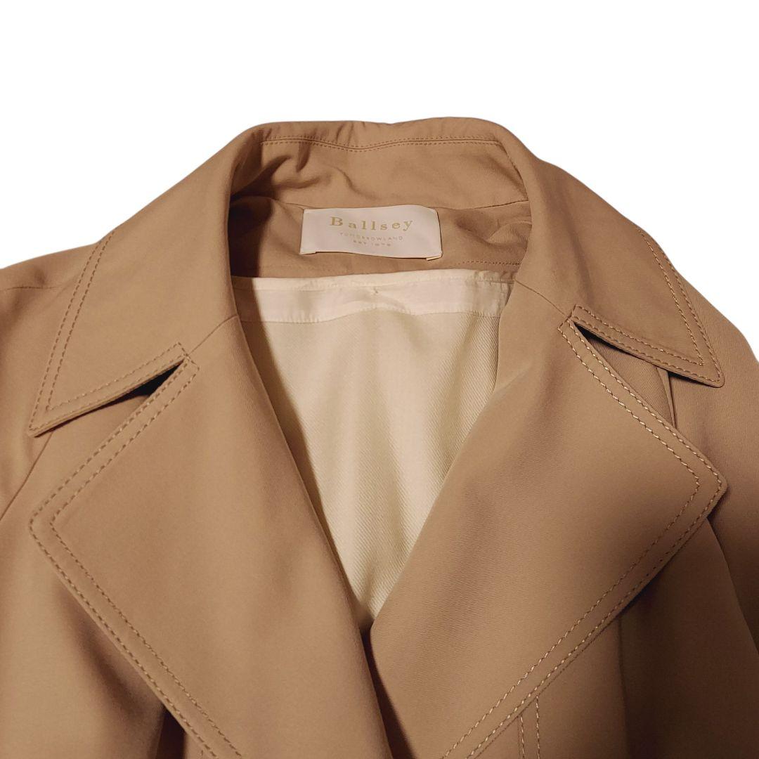 【BALLSEY】ウールギャバジン ガウンコート