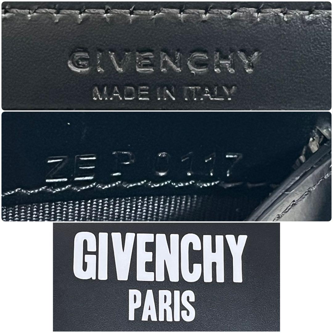 新品未使用 GIVENCHY ジバンシー ラウンドジップ 長財布 黒