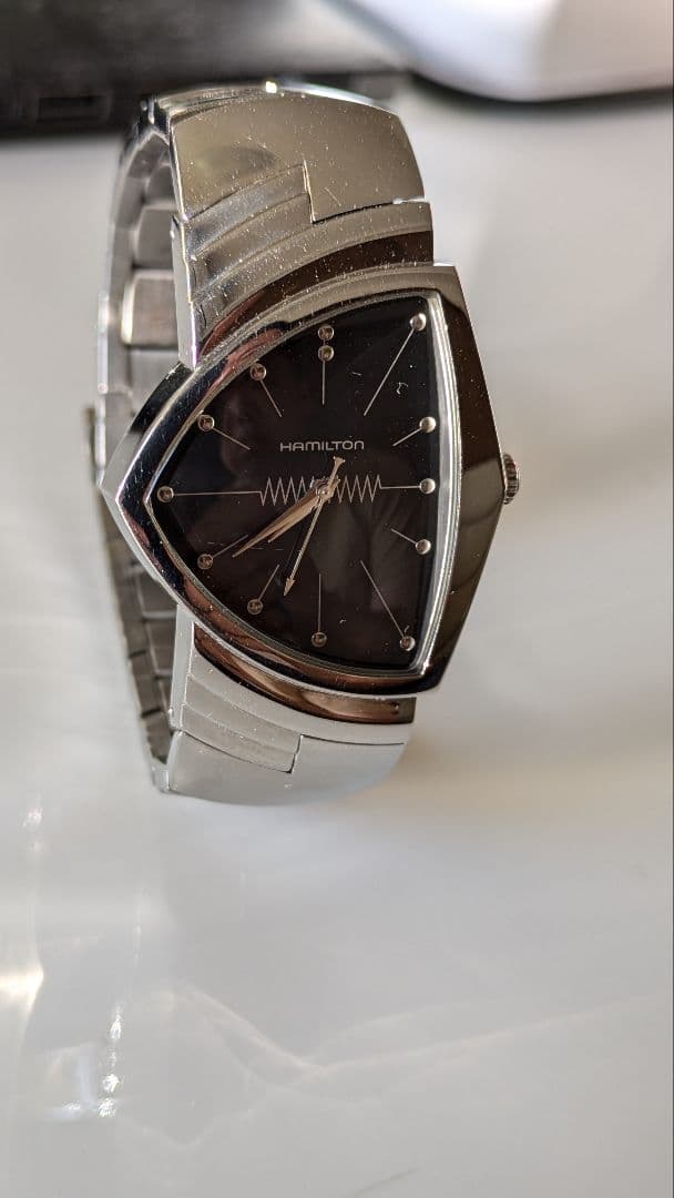 ハミルトン トライアングル型 時計　ベンチュラ　稼動品