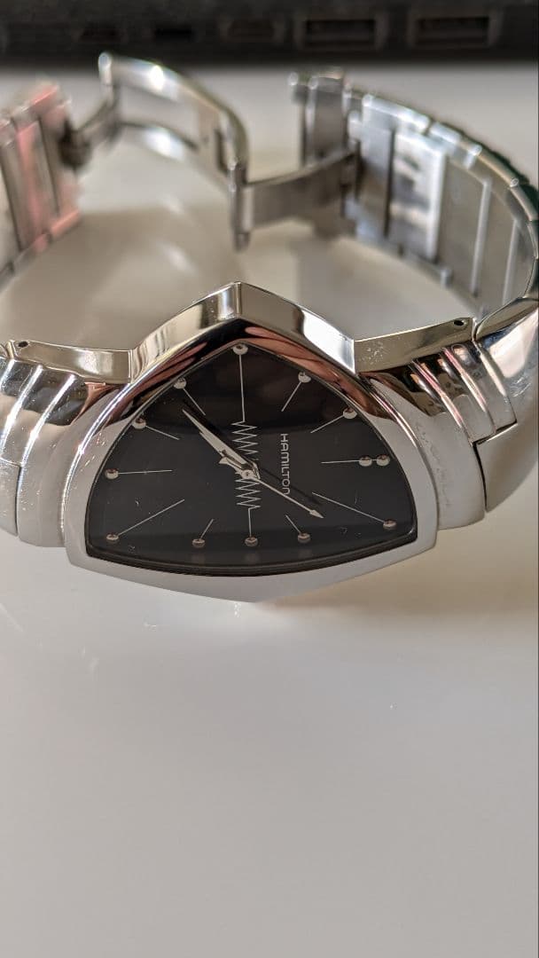 ハミルトン トライアングル型 時計　ベンチュラ　稼動品