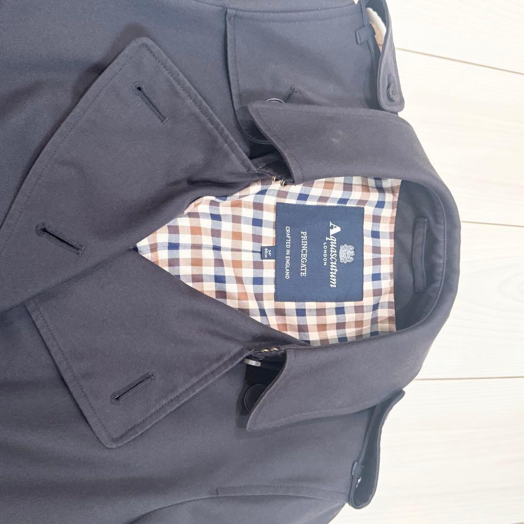 【美品❗️】アクアスキュータム　トレンチコート超レアサイズ34❗️