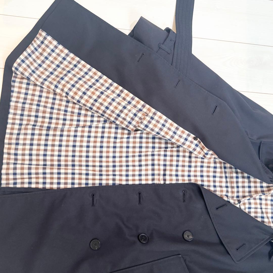 【美品❗️】アクアスキュータム　トレンチコート超レアサイズ34❗️