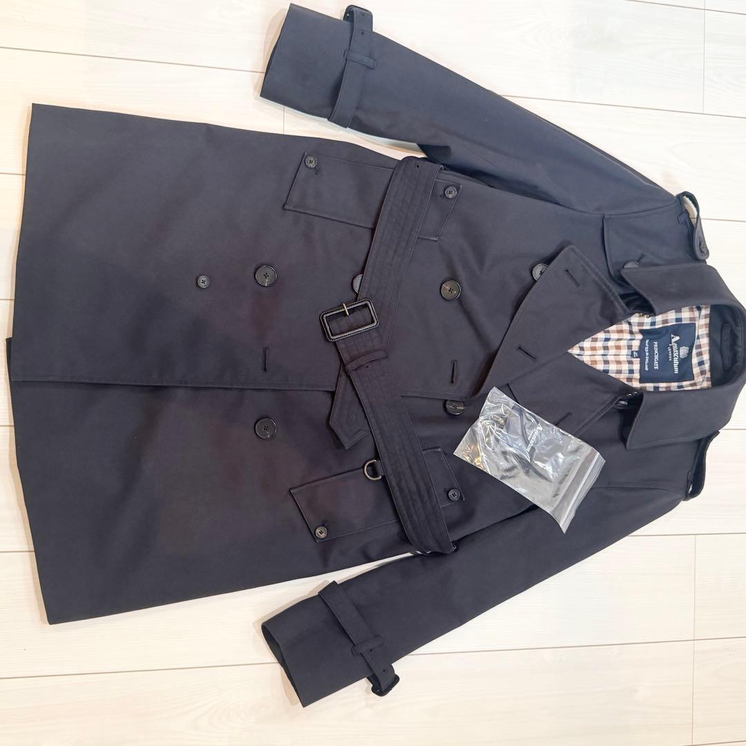 【美品❗️】アクアスキュータム　トレンチコート超レアサイズ34❗️