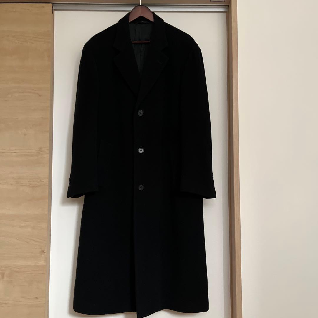 イタリア製 Brooks Brothers ウールカシミアロングチェスターコート