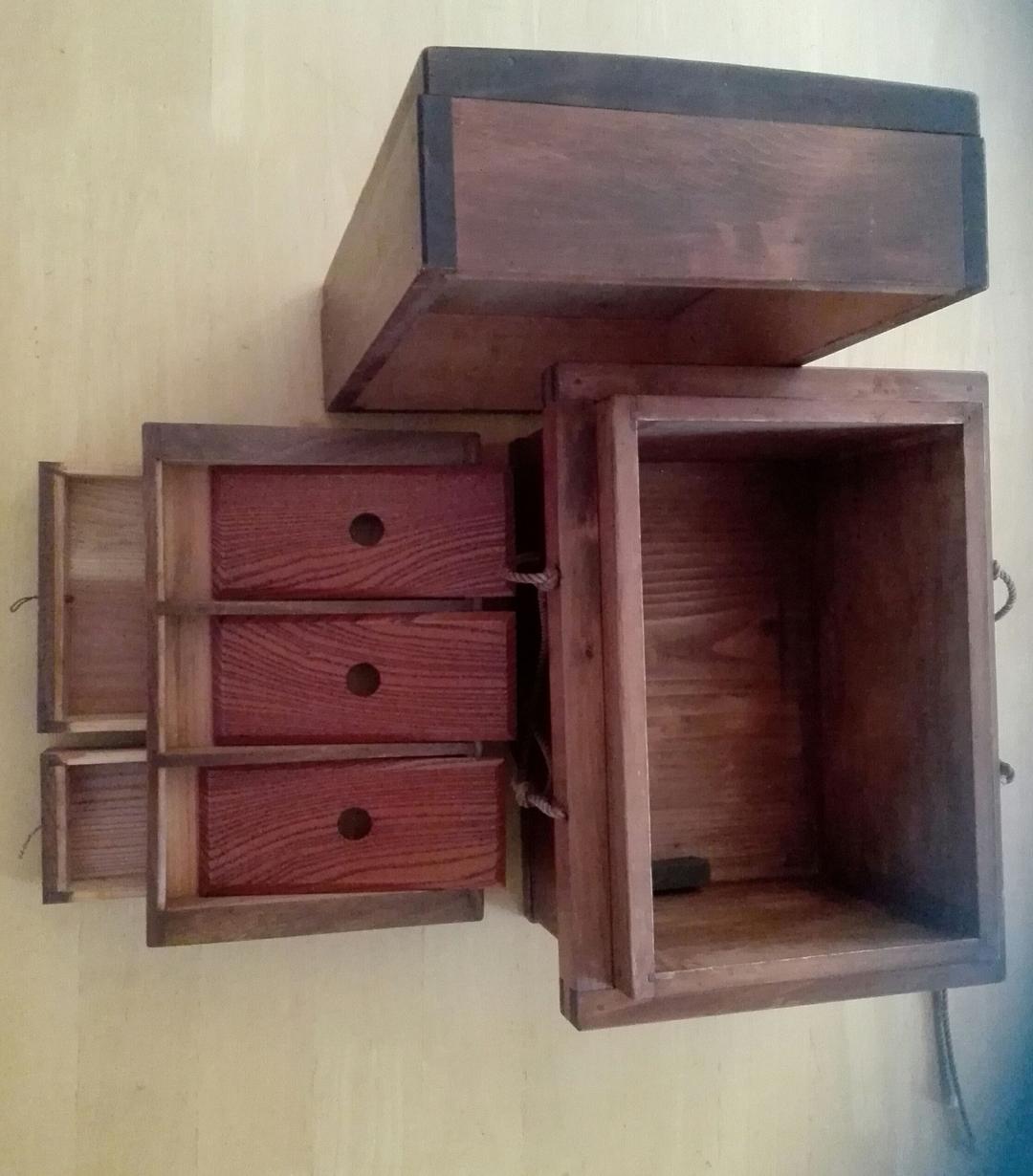 アンティークハンドメイド木製箱