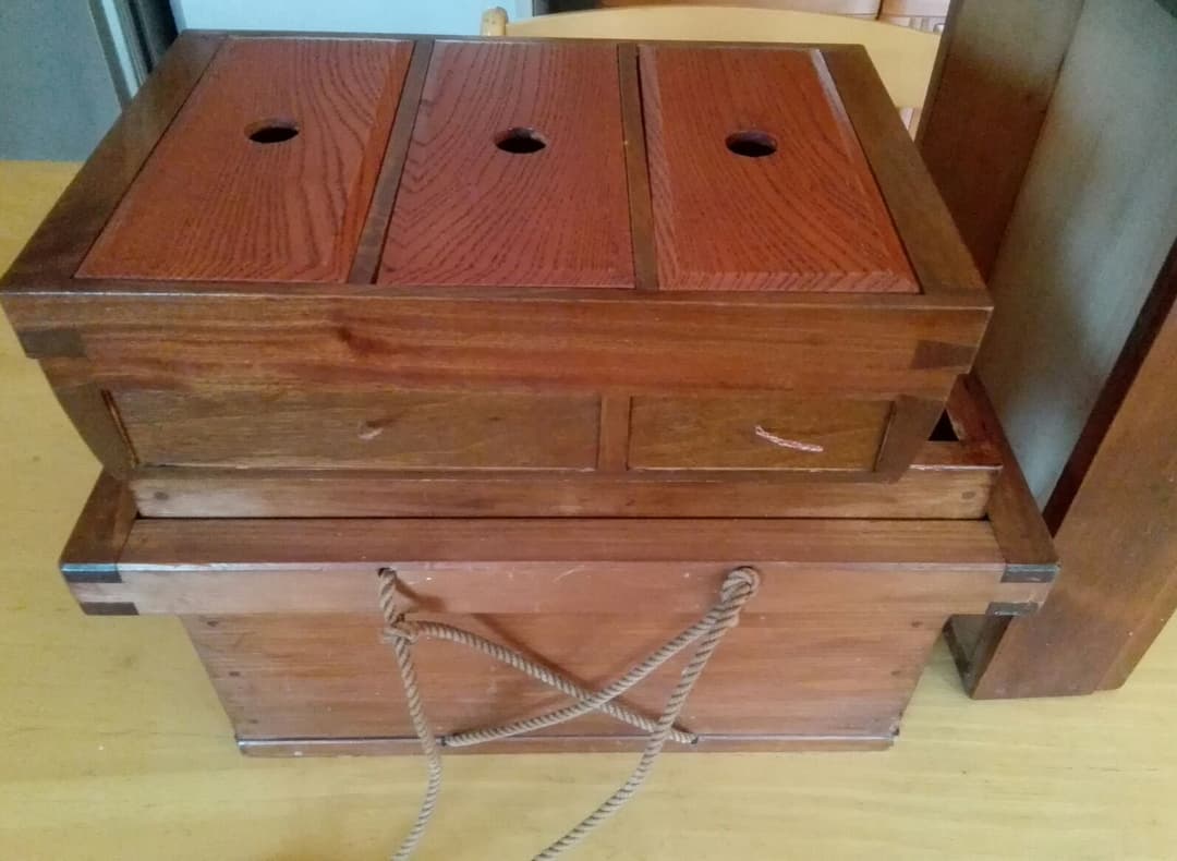 アンティークハンドメイド木製箱