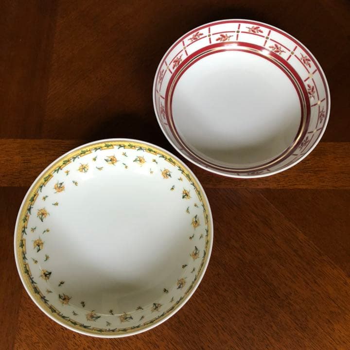 【レア美品】レイノー★ブーゲンビリア他★ボウル　2個