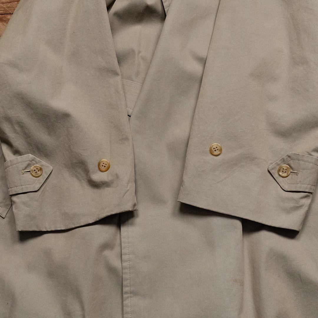 80s バーバリー タイロッケン 英国製 48 ヴィンテージ 一枚袖 微玉虫