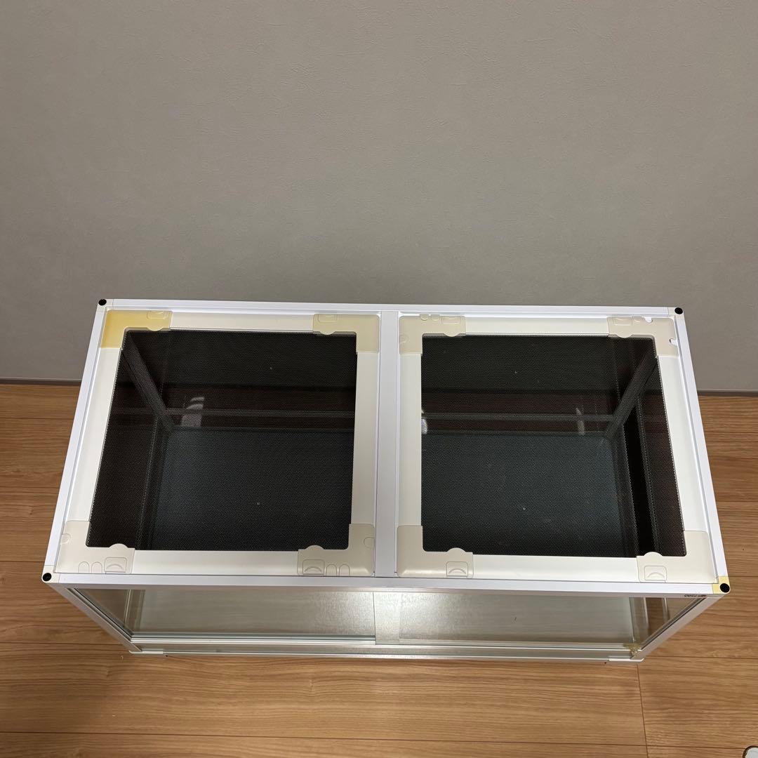 爬虫類ケージ　三晃商会　パンテオン　ホワイト　WH9045 小動物ガラスケージ