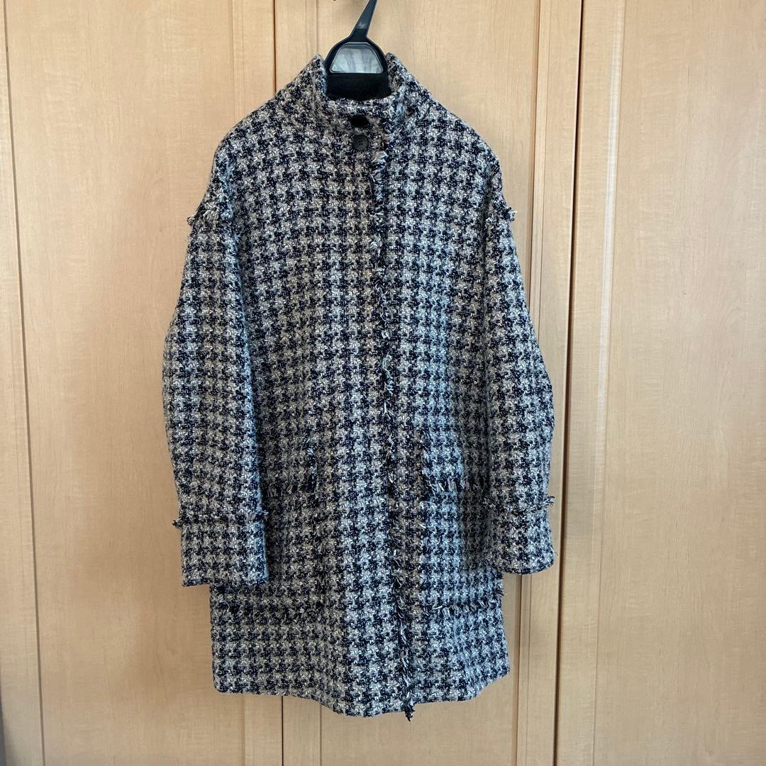 maison tomorrowlandチェック柄オーバーサイズコート