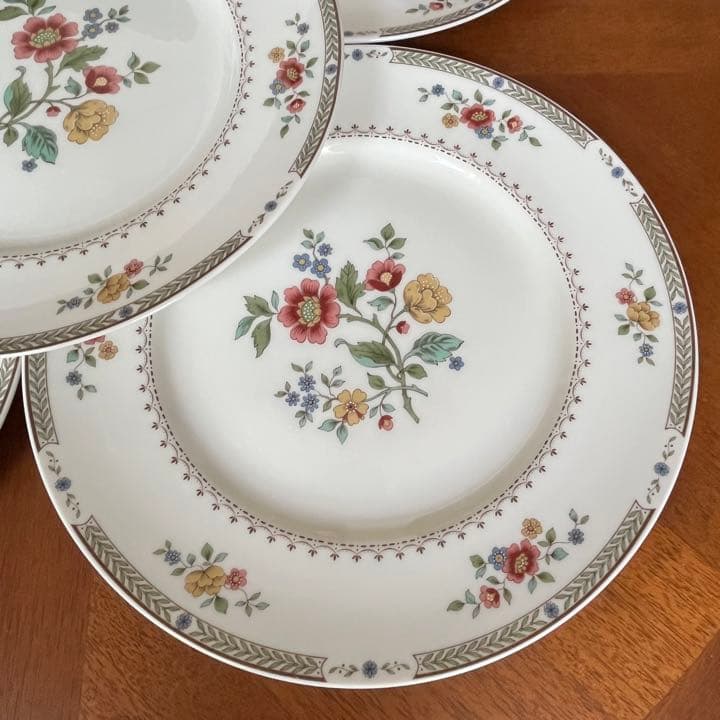 【美品】英国製ロイヤルドルトン★KINGSWOOD★シノワズリ　ディナー皿　5枚