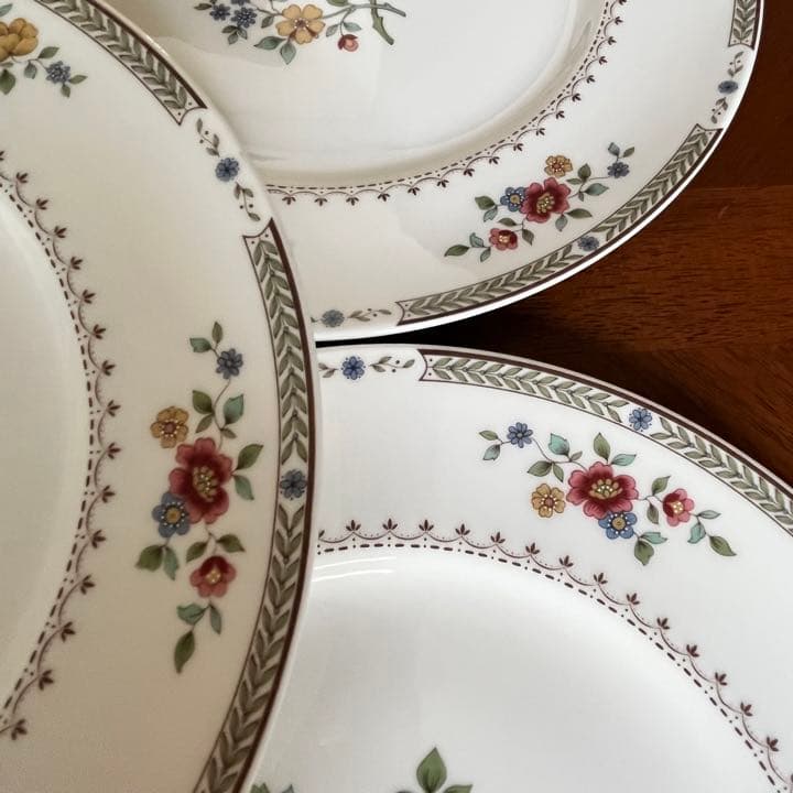 【美品】英国製ロイヤルドルトン★KINGSWOOD★シノワズリ　ディナー皿　5枚