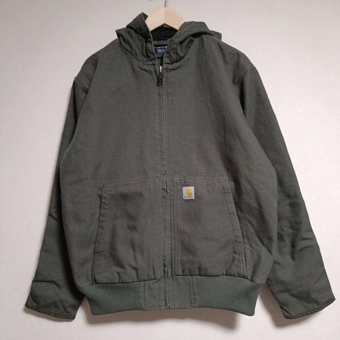 美品　カーハート　アクティブジャケット　グリーン