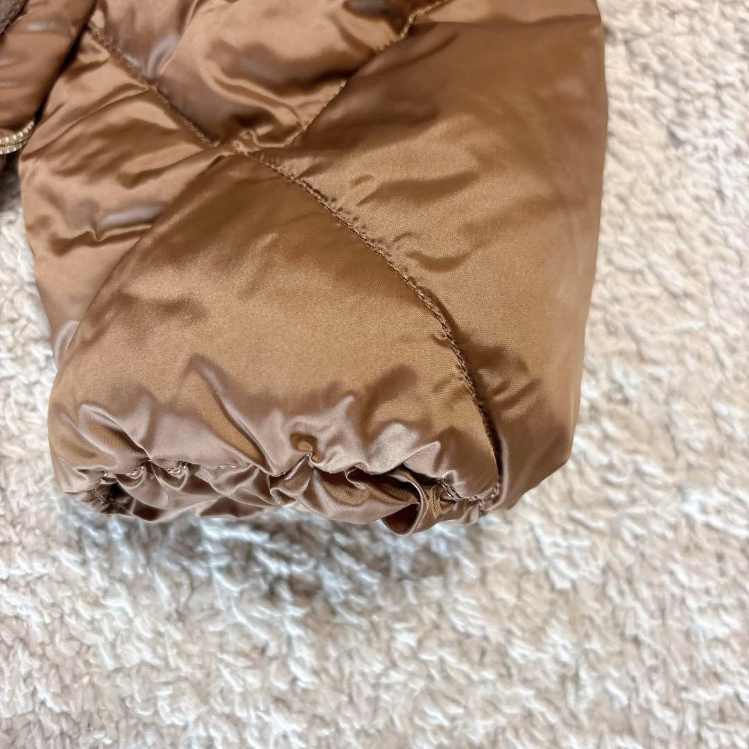 【美品】マックスマーラTHE CUBEダウンジャケット　キルティングブロンズ40