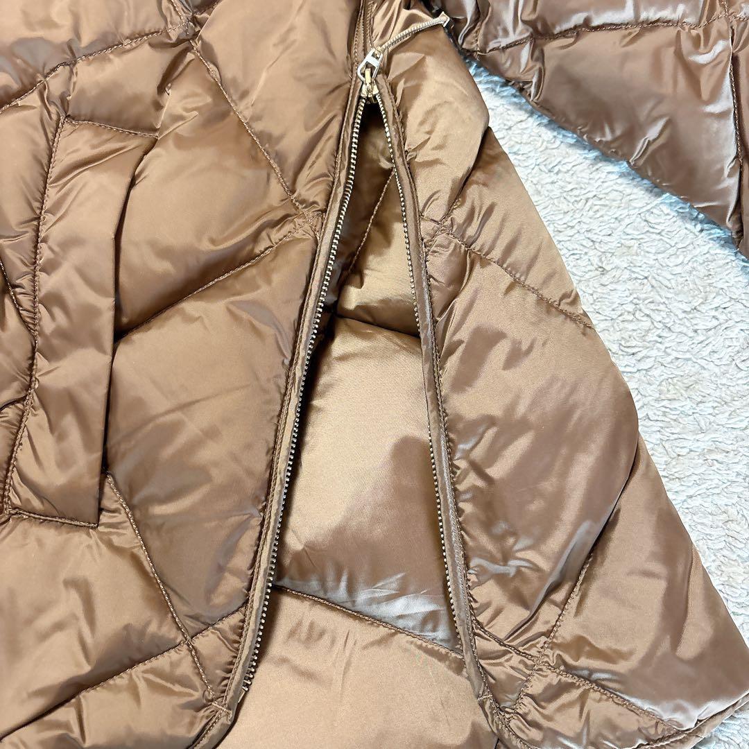 【美品】マックスマーラTHE CUBEダウンジャケット　キルティングブロンズ40