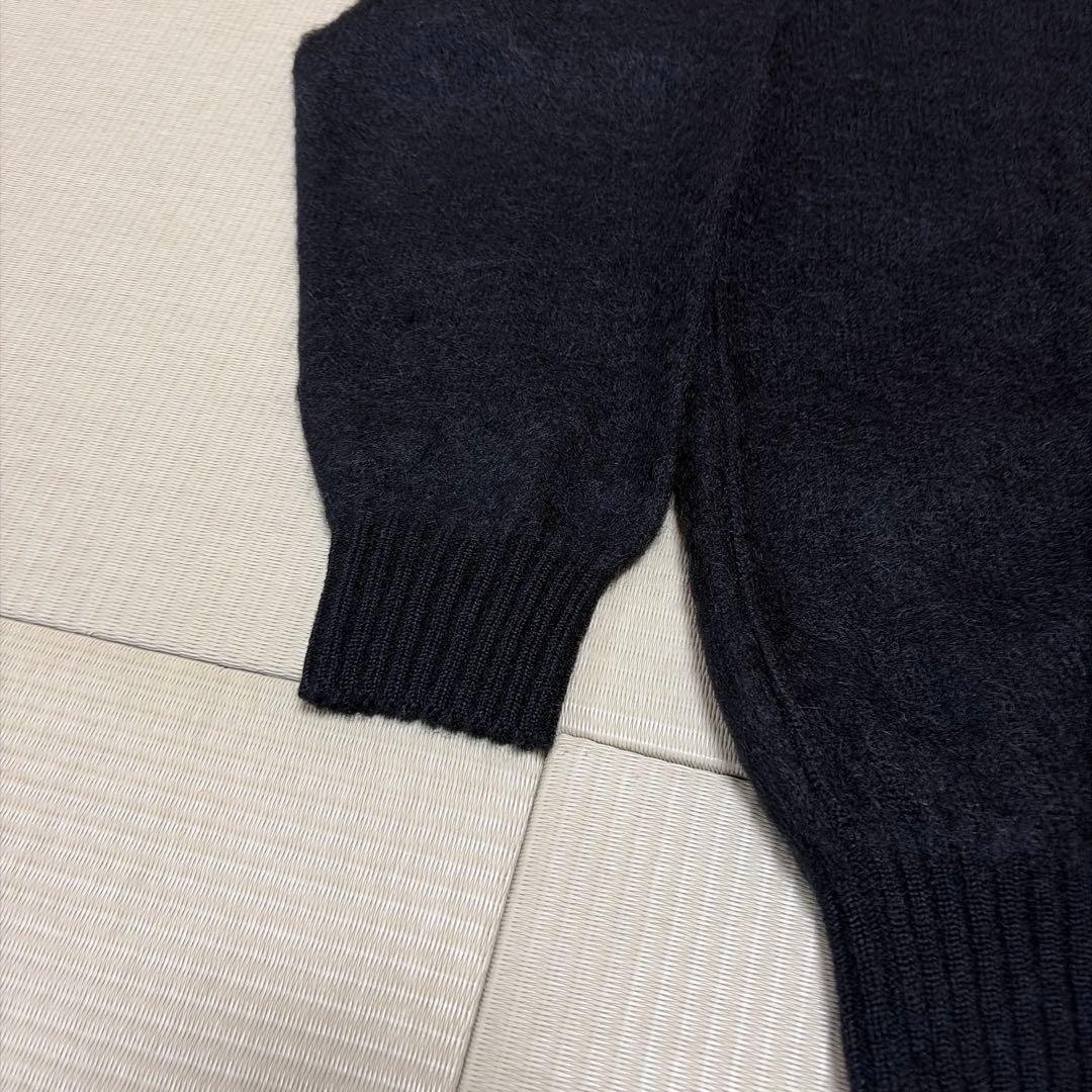 【新品】 WACKO MARIAブラック モヘアカーディガン　Mサイズ　25SS