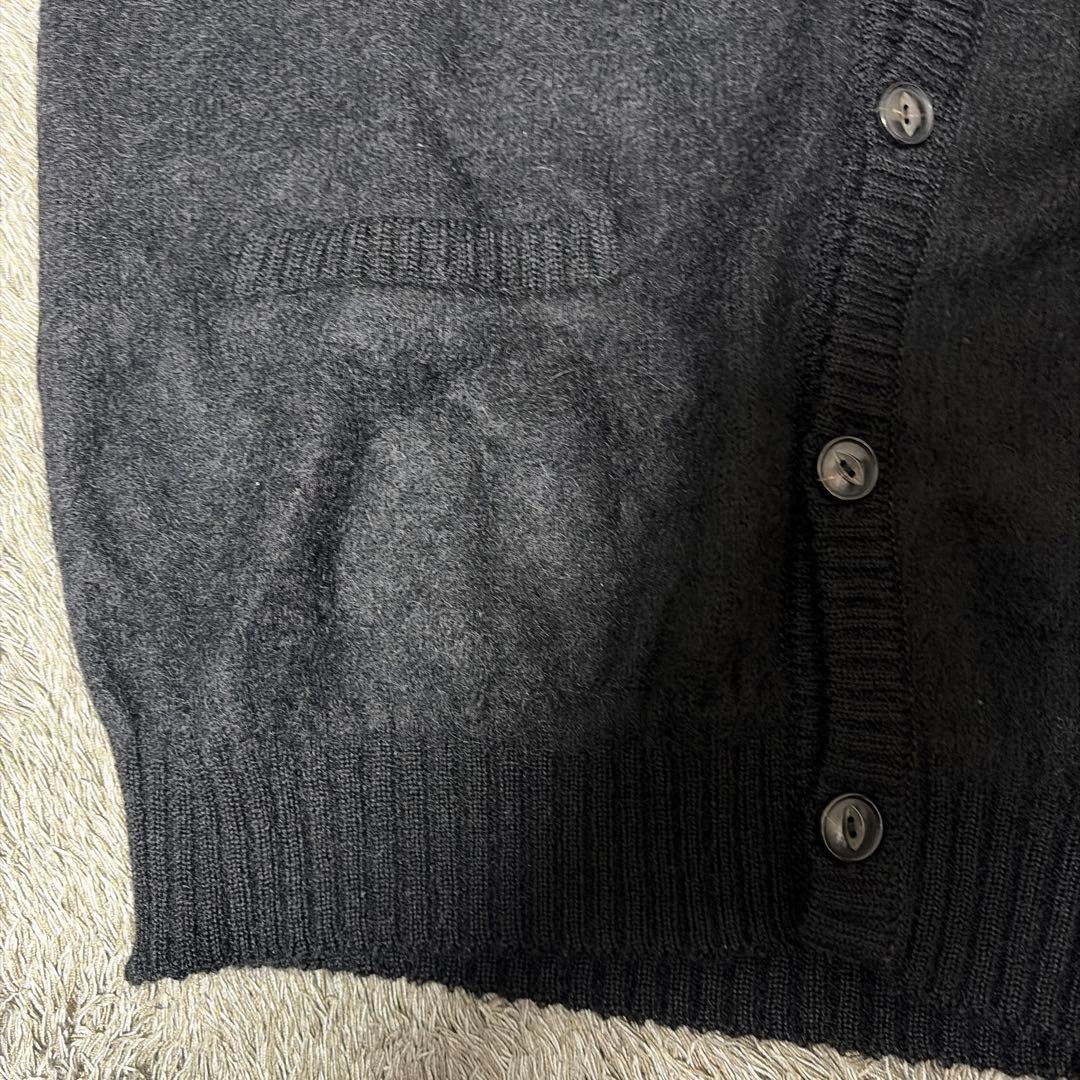 【新品】 WACKO MARIAブラック モヘアカーディガン　Mサイズ　25SS