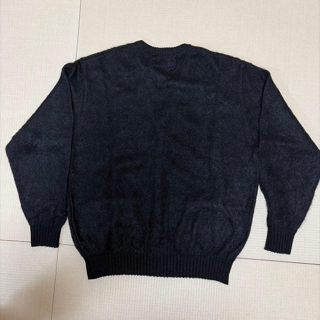 【新品】 WACKO MARIAブラック モヘアカーディガン　Mサイズ　25SS