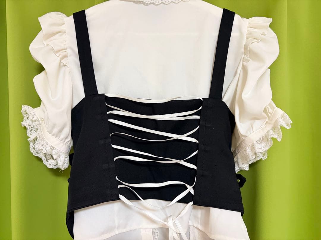 DimMoire ディムモアール 学園ブラウス+ジレset ホワイト L