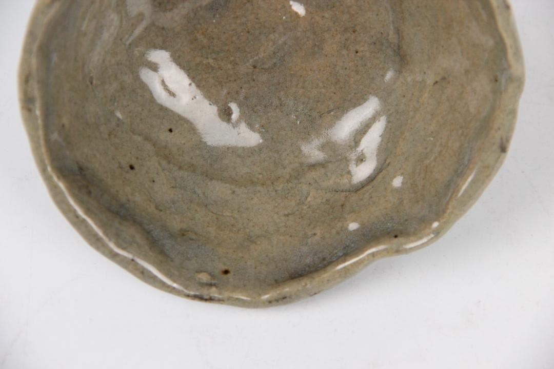 唐物 時代物 灰胎 白釉 茶碗 伝北方民窯 茶道具 中国古美術 FJ9-3