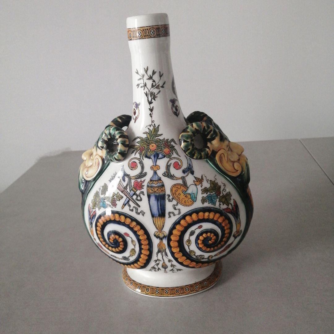 高級　GIEN ジアン フランス製　アンティーク　花瓶　置物　レア