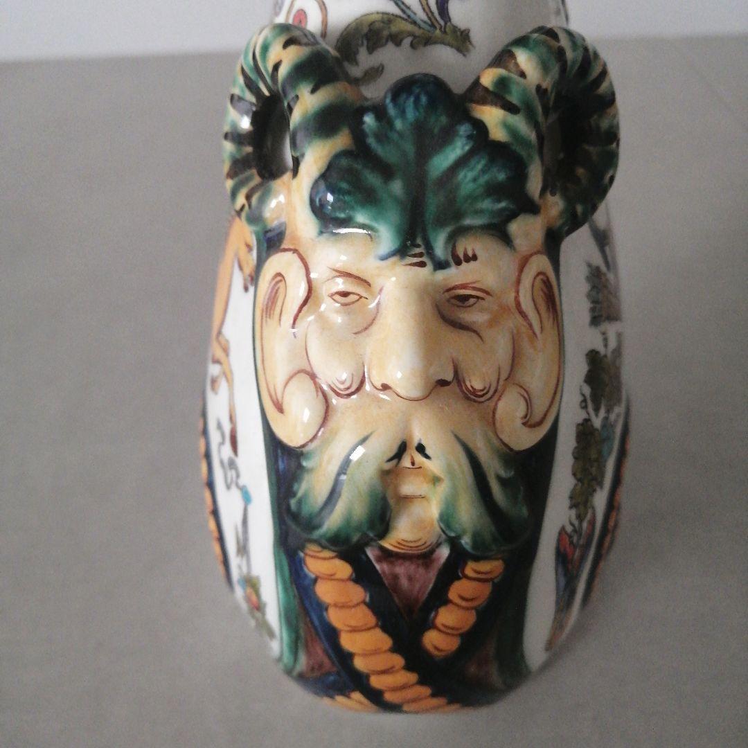 高級　GIEN ジアン フランス製　アンティーク　花瓶　置物　レア