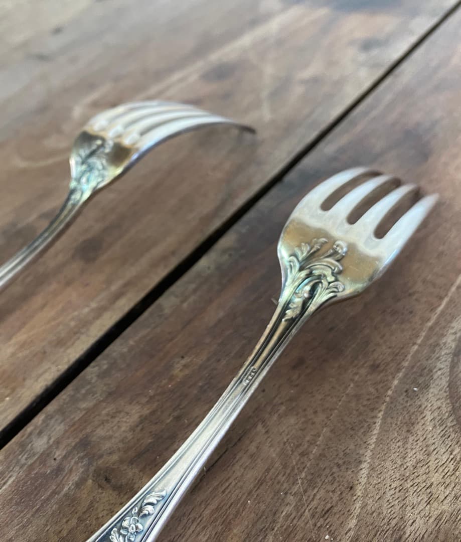 アンティークフォーク フランスアンティーク テーブルウェア フォークセット