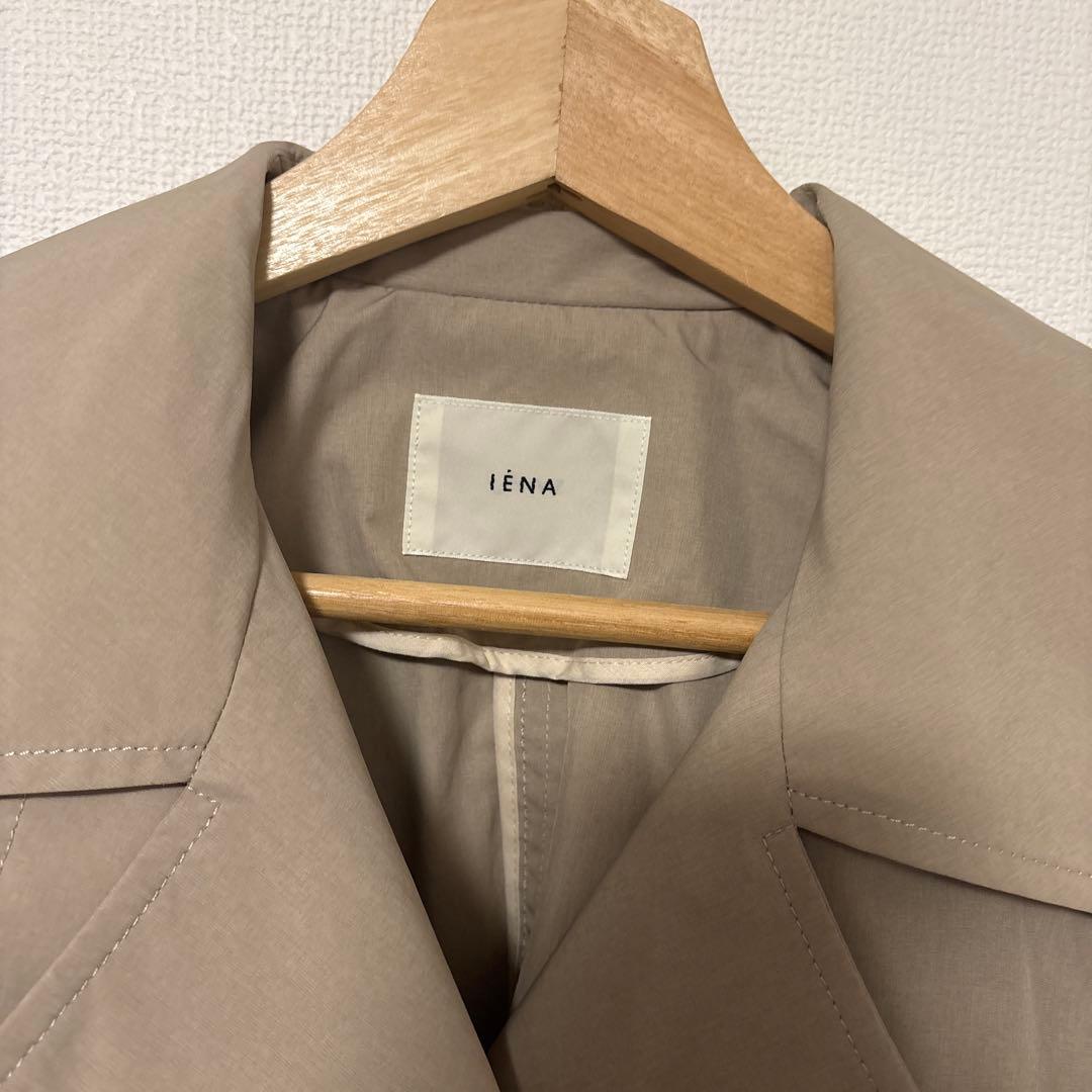 美品 23SS Peポプリンオーバーショートコート　イエナ IENA トレンチ