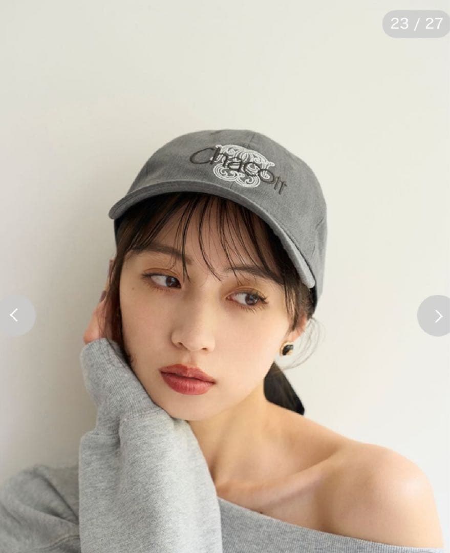 未開封♥️新作✨ SNIDEL【Chacott】CAP✨ GRY