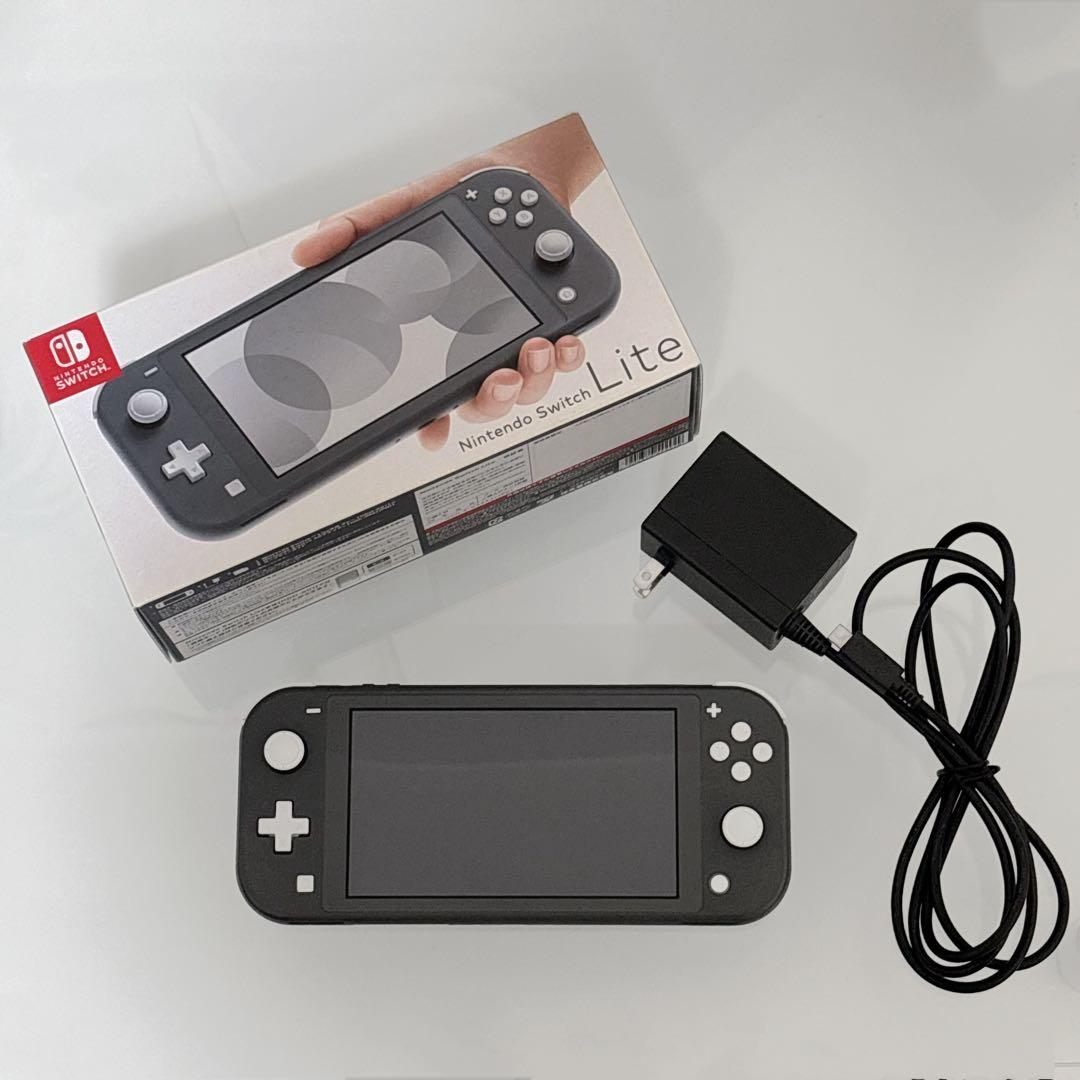 Nintendo switch ライト　グレー　スティック不良