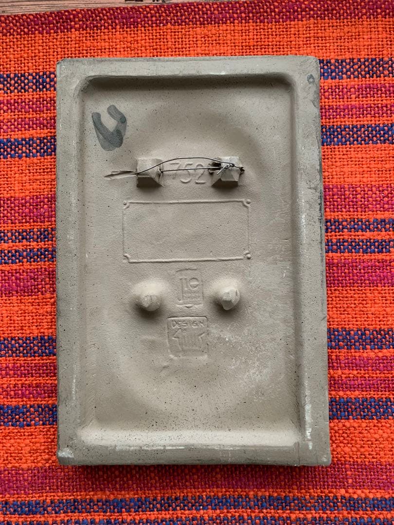 ジィー　ビンテージ花柄陶板　細かくて美しいです！