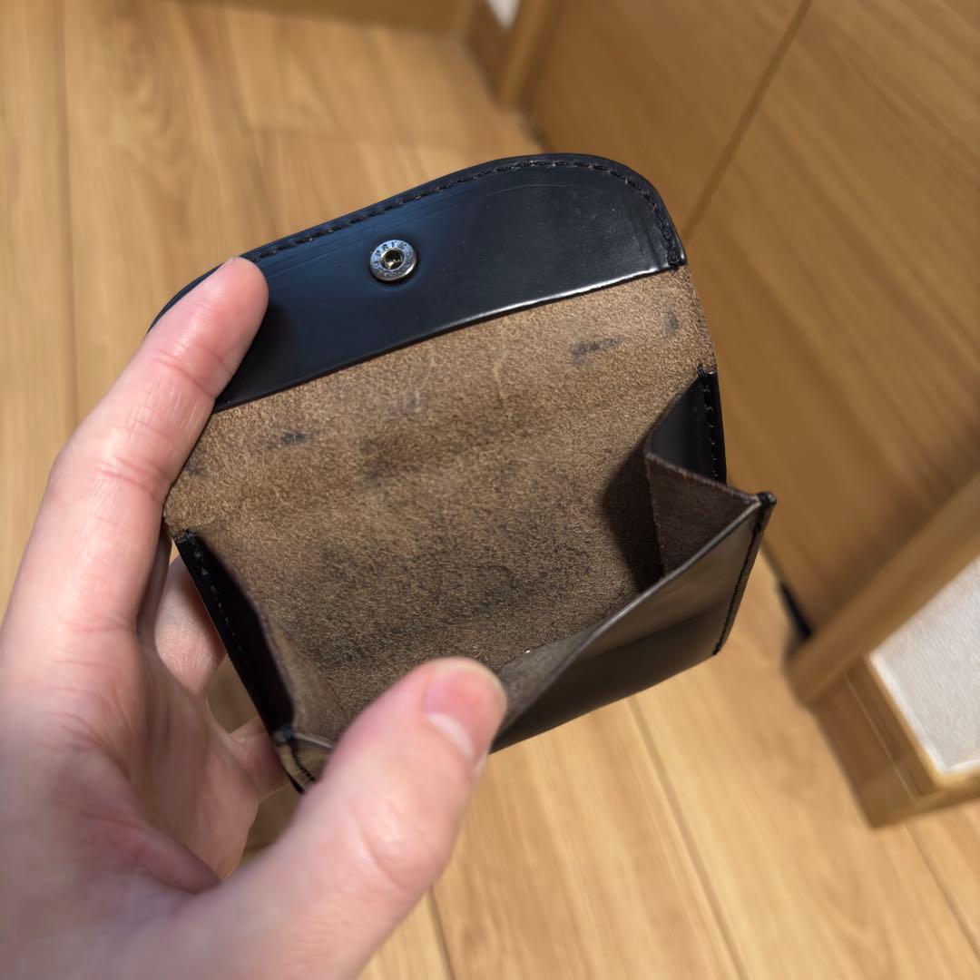 MR. OLIVE クロムエクセルレザー 二つ折り財布 ブラック