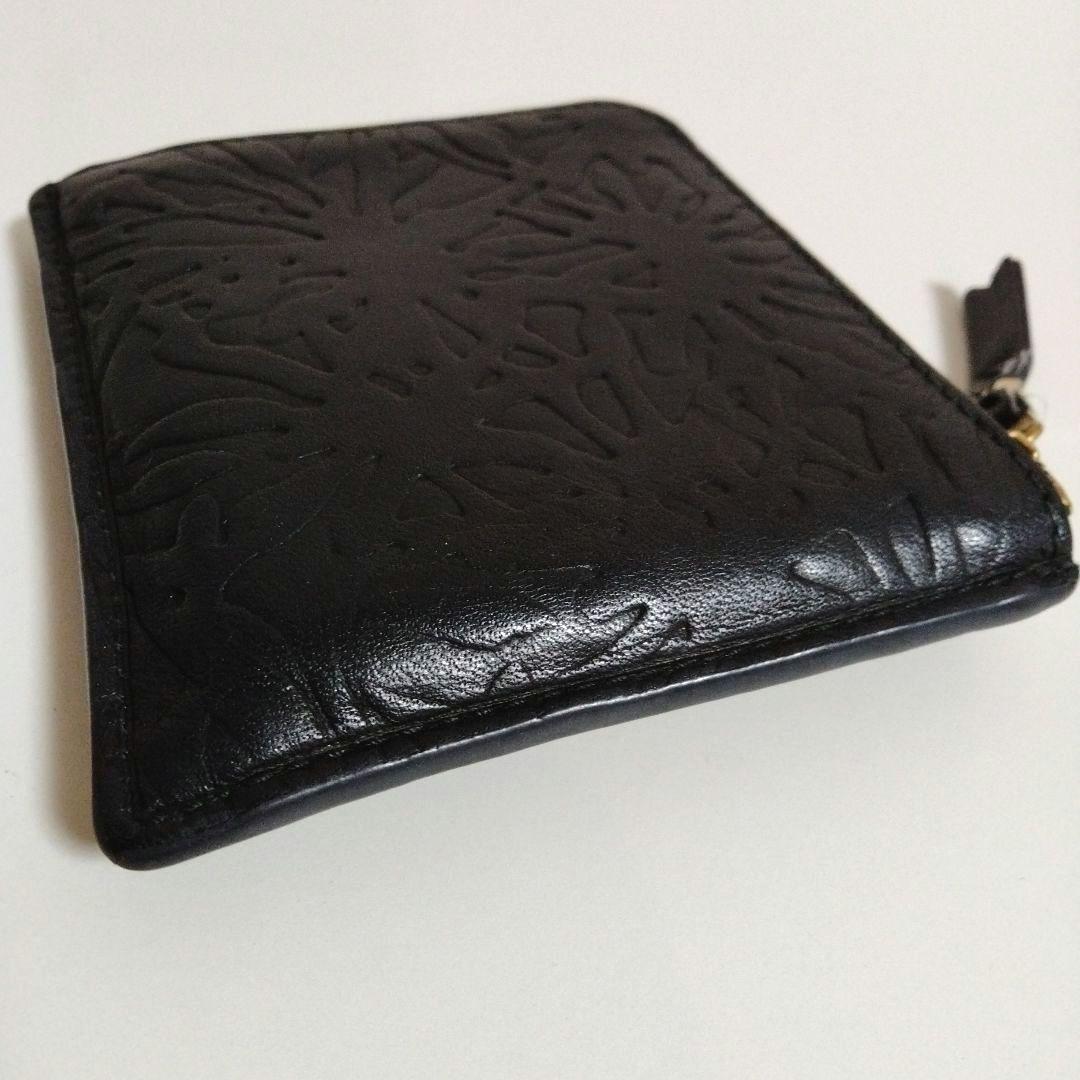 夢太郎様コムデギャルソン L字ジップウォレット /Embossed Forest