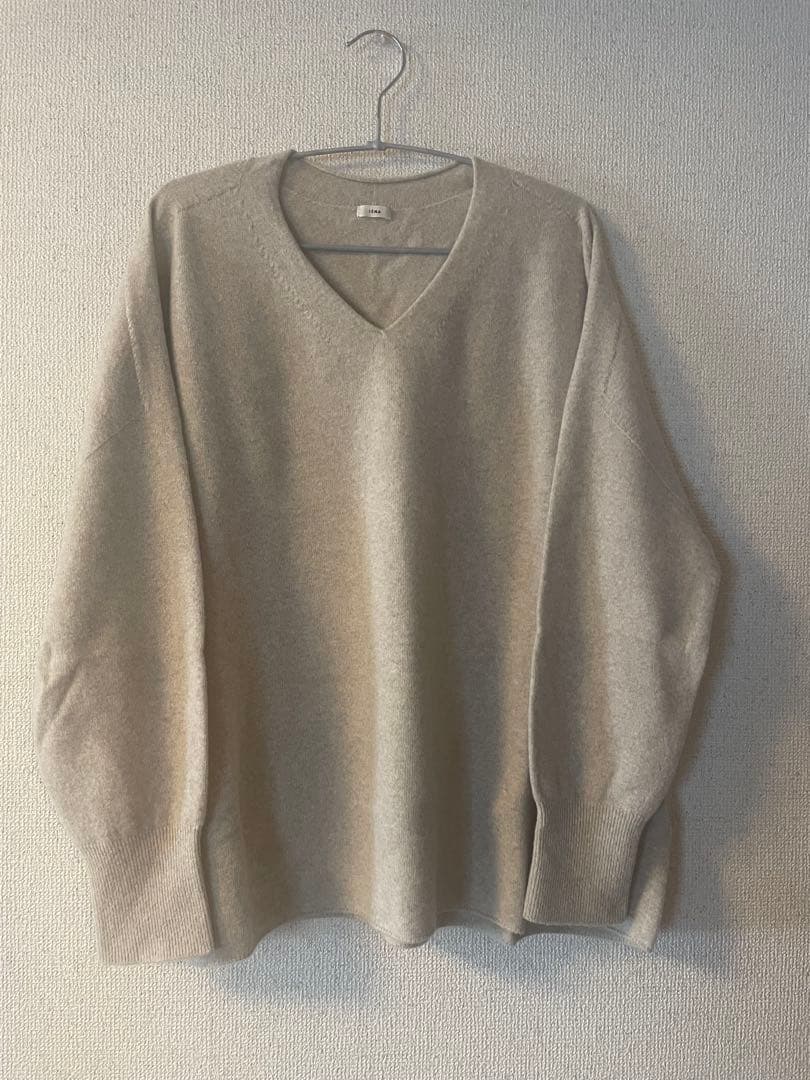 イエナ　Fineニュージーウール ニュアンス V セーター　ニット　Vネック