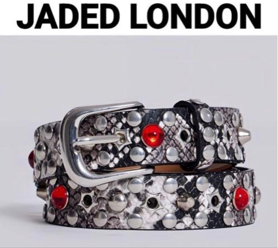 JADED LONDON　新品タグ付き　スネーク柄　ベルト　24時間以内発送