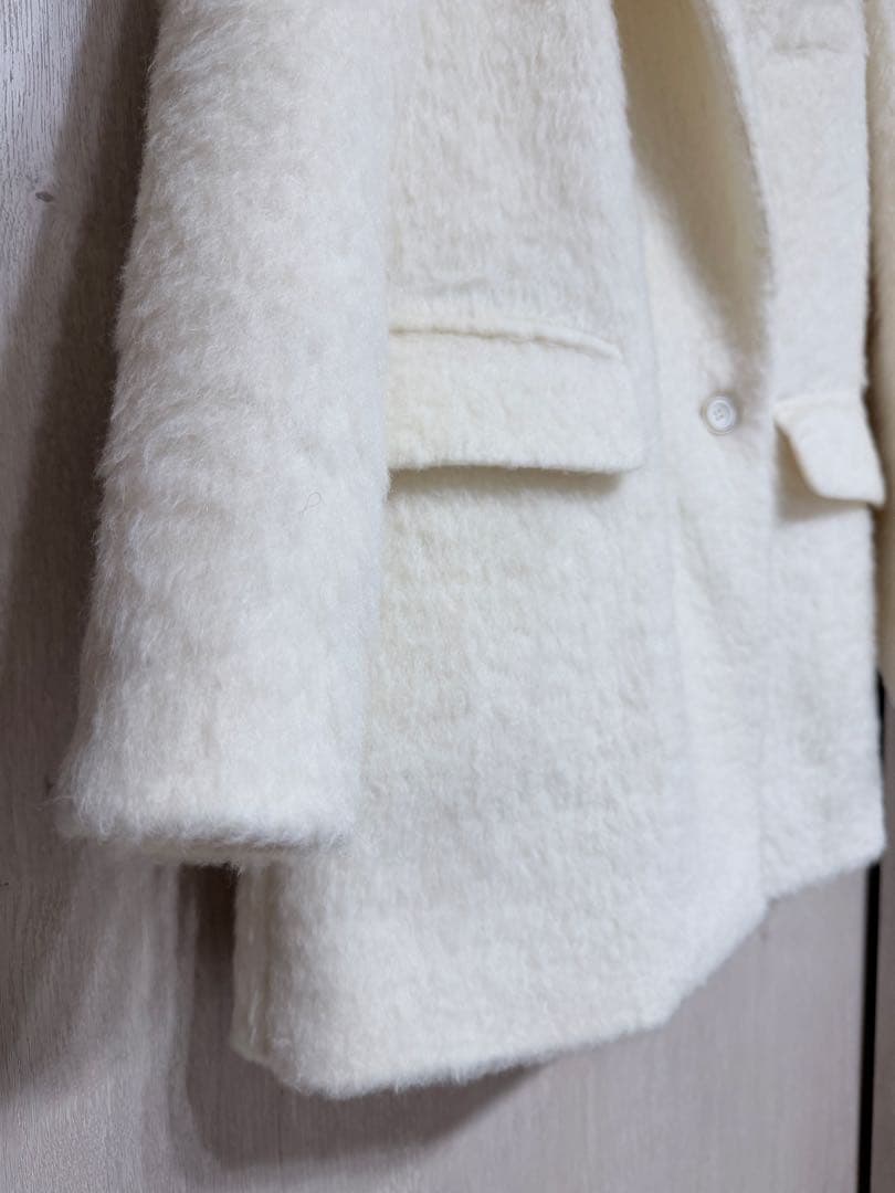 【新品未使用】Na.e ウールアルパカシャギーコート