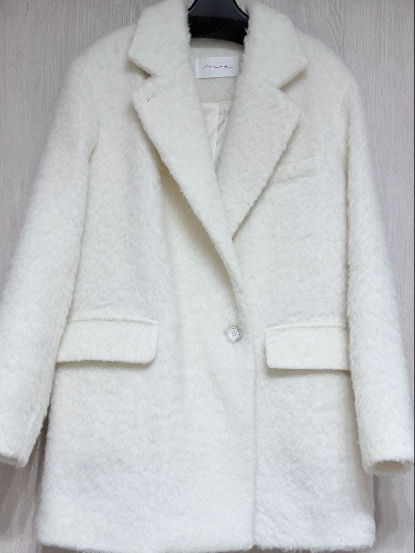 【新品未使用】Na.e ウールアルパカシャギーコート