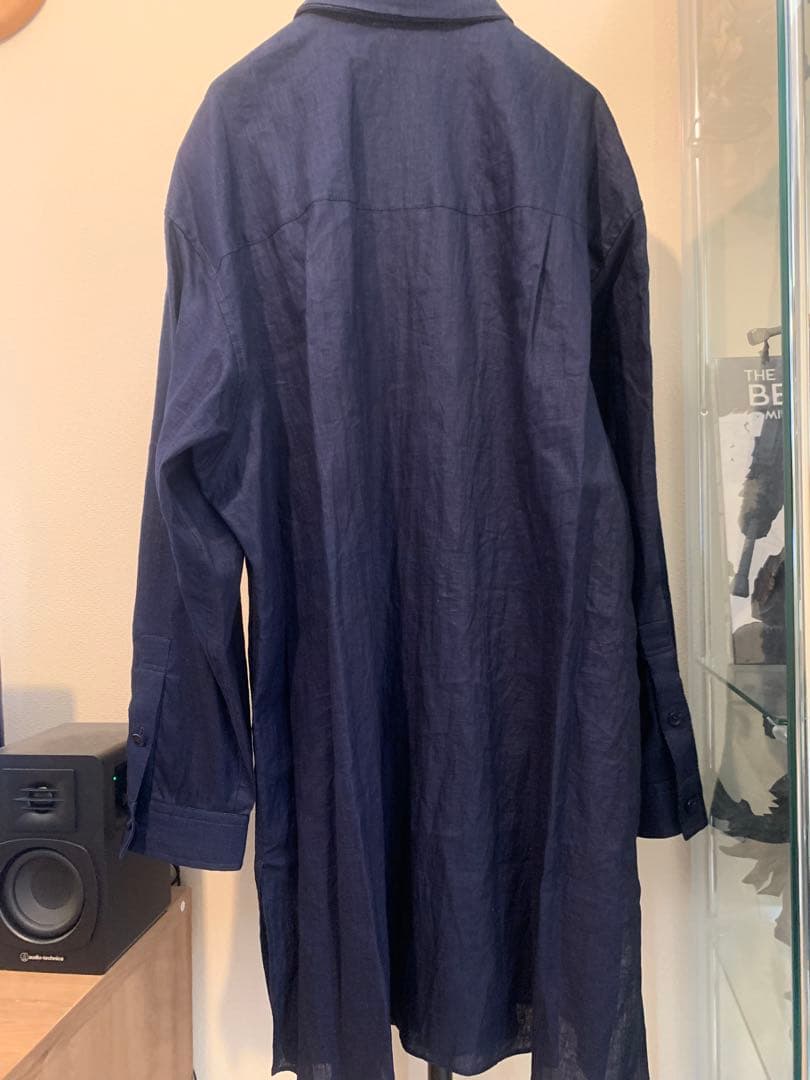 yohji yamamoto pour homme 23SS 藍染リネン シャツ