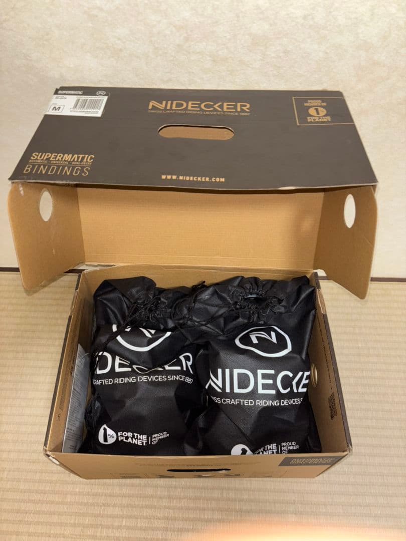 Nidecker Supermatic ビンディング Mサイズ ブラック