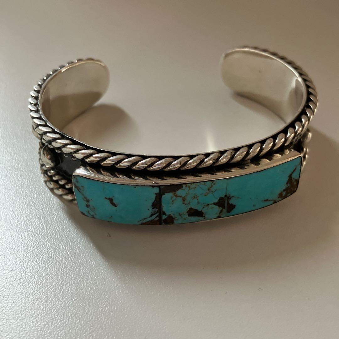 BEFORE THE SUN SHINE ターコイズバングル シルバー925