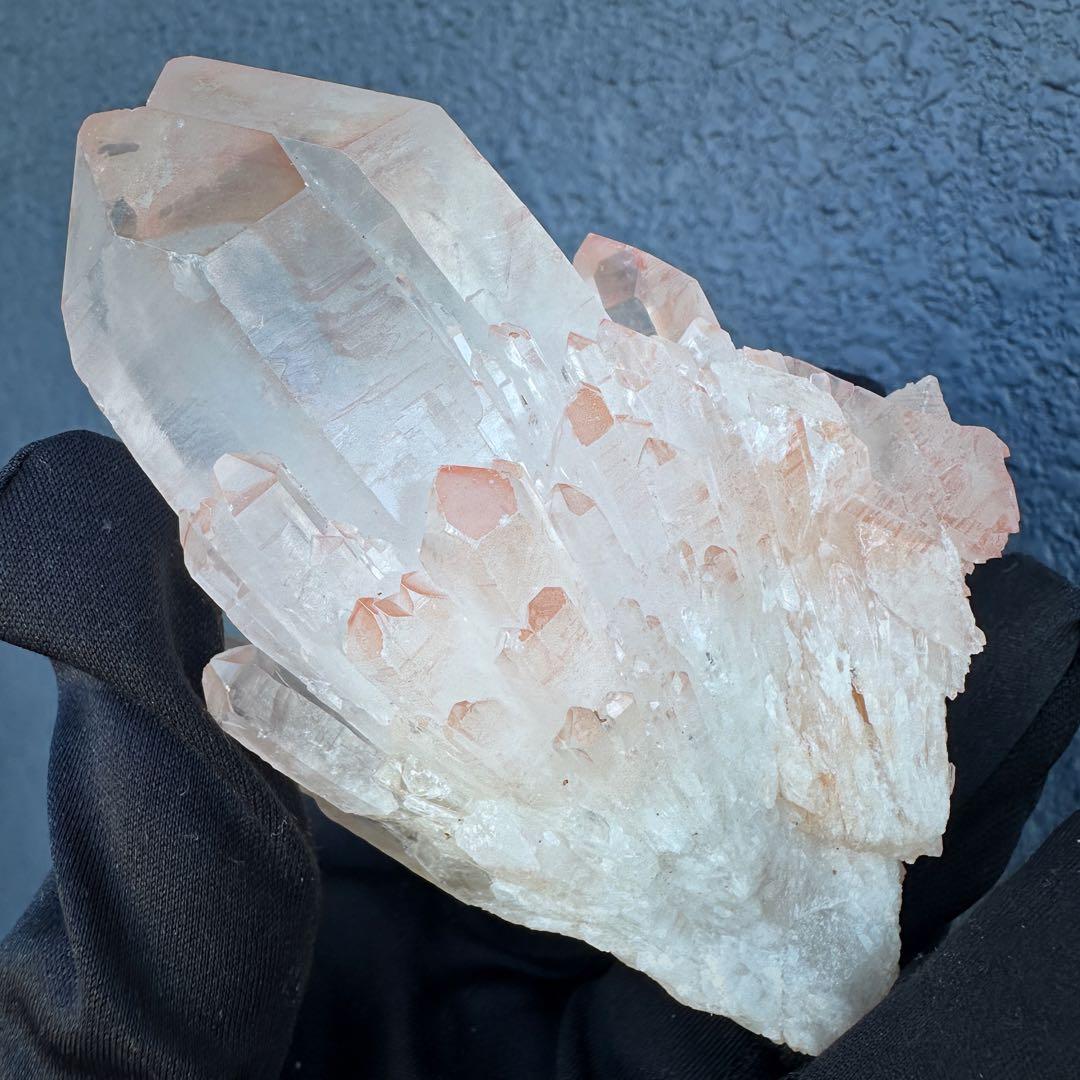 爆アレ❗️可愛いピンク♡超綺麗マダガスカル産パイナップルピンククラスターA1167