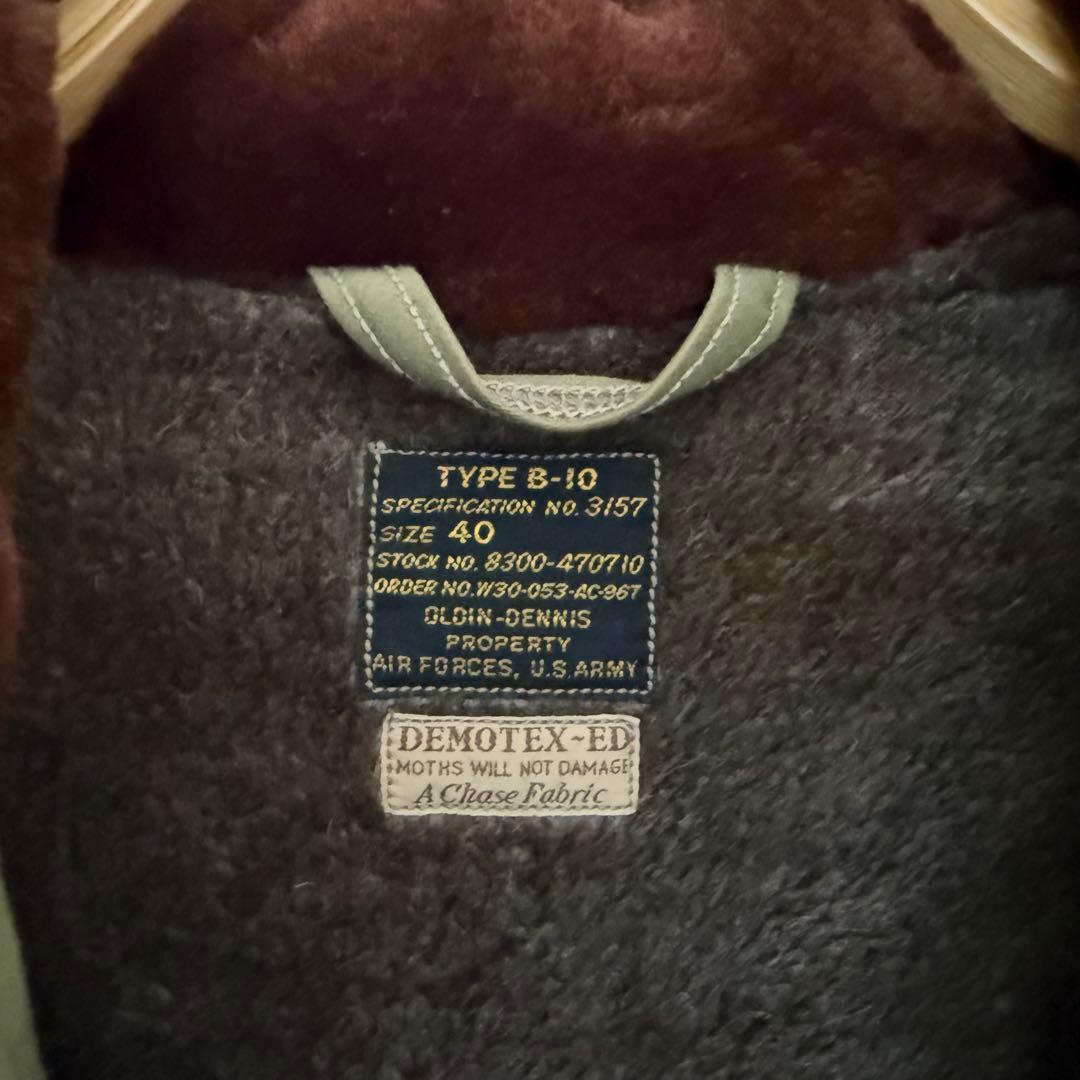 BUZZ RICKSON'Sバズリクソンズ／フライトジャケットB-10／未使用