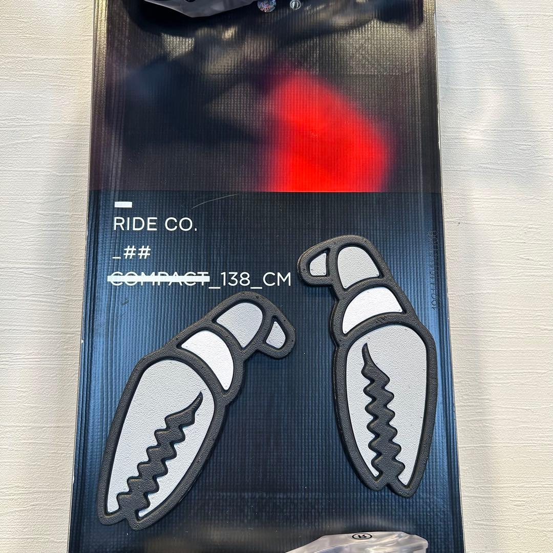 ◇美品◇ RIDE COMPACT 138cm ビンディング　Sサイズ　ライド