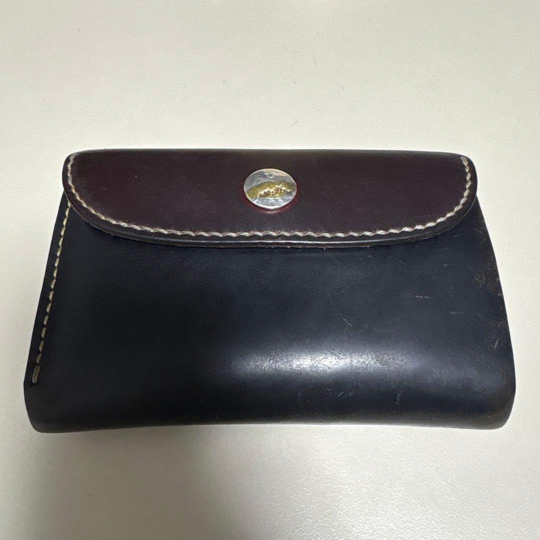 moto コードバン 三つ折り財布　 限定品