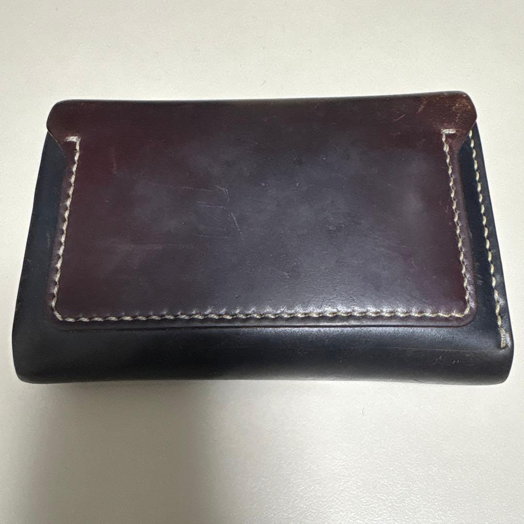 moto コードバン 三つ折り財布　 限定品