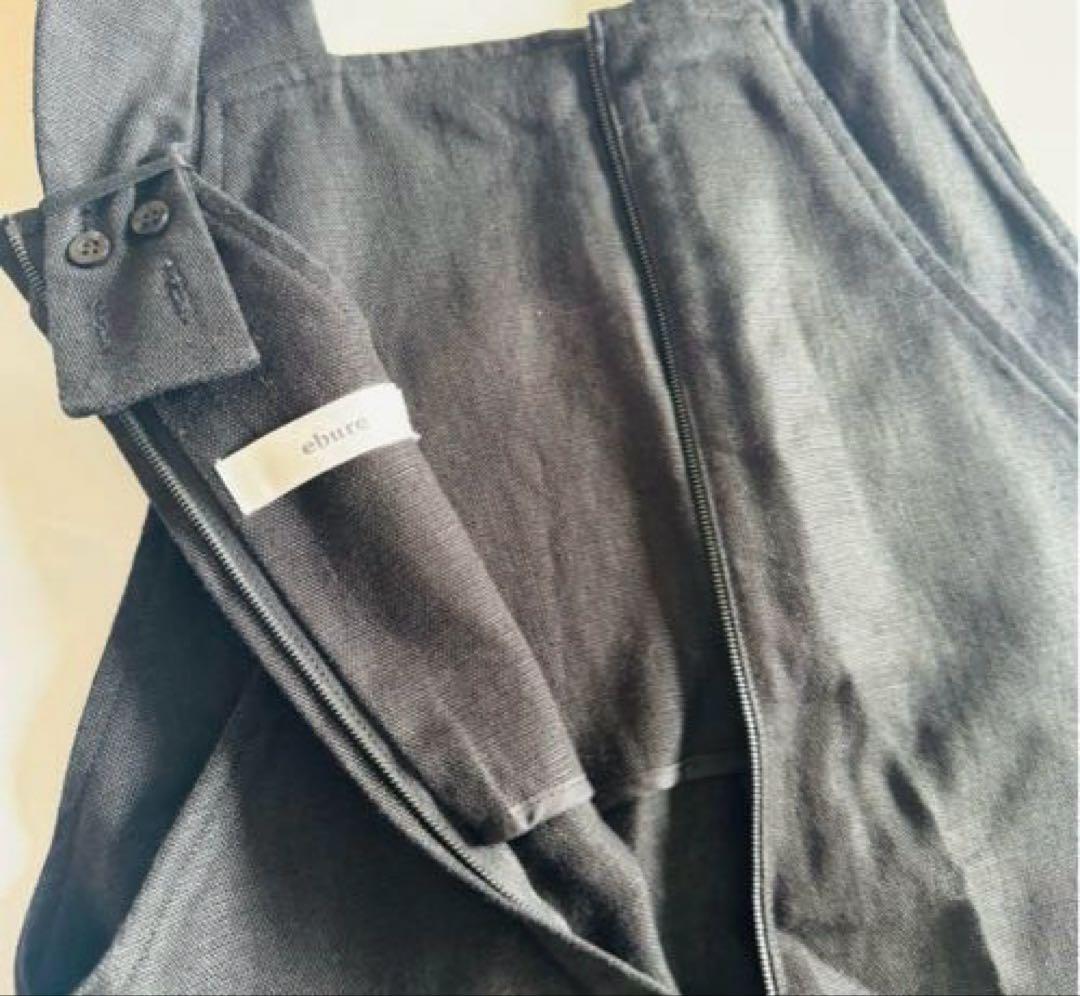 ebure エブール ミディアムリネン オーバーオール 24SS